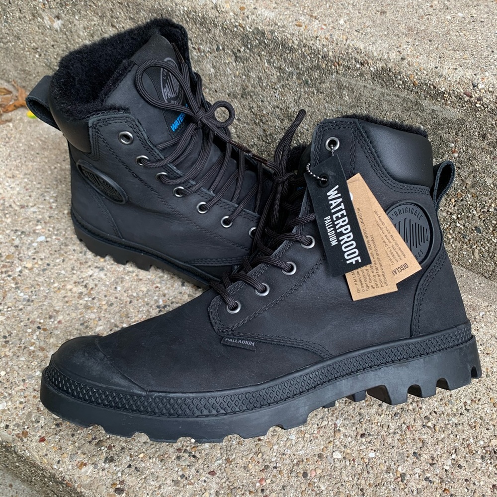 Palladium Pampa Cuff WP Lux waterproof leather